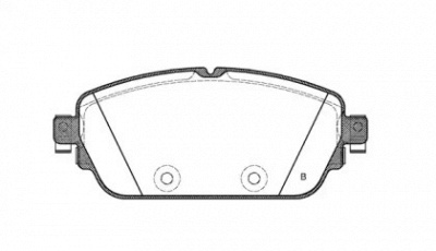 OPEN PARTS bpa159208 -  Комплект тормозных колодок, дисковый тормоз
